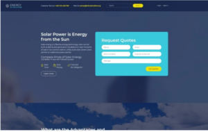 Energy Of The Future - Solar Energy Joomla Template