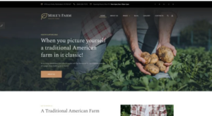 Mike's Farm - Food Responsive Simple Joomla Template
