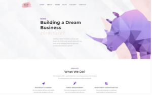 C/H Glitch - Consulting Modern Joomla Template