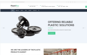 PlastiPro - Industrial Responsive Joomla Template
