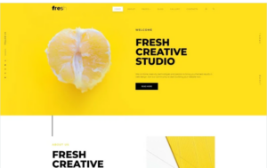 Fresh Creative Portfolio Joomla Template