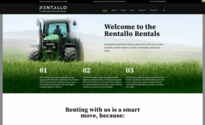 Rentallo - Farm Equipment Joomla Template