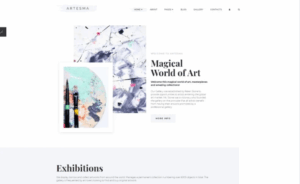 Artesma - Art Multipage Clean Joomla Template