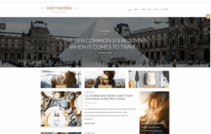 Judy Waters - Personal Blog Joomla Template