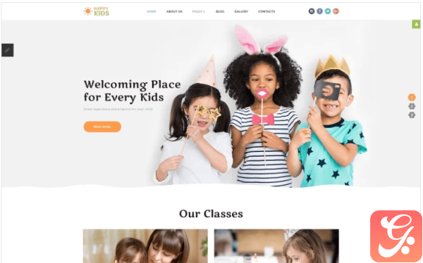Happy Kids Kids Center Joomla Template