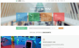Cube - Shopping Mall Joomla Template