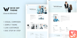 WON Creative Minimal WordPress Theme 1.2.0