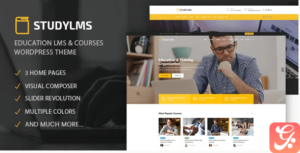 Studylms - Education LMS & Courses WordPress Theme 1.0