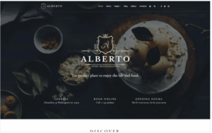 Alberto - Restaurant Responsive Classy Joomla Template