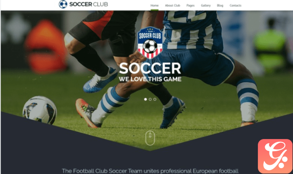 Soccer Soccer Club Responsive Joomla Template