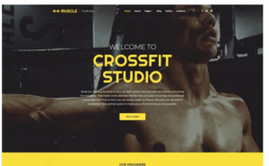 Muscle - Sports Clean Joomla Template