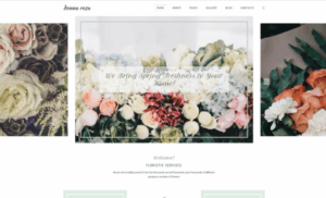 Donna Rosa - Sophisticated Florist Agency Joomla Template