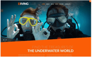 Diving Club - Sports & Outdoors & Diving Responsive Joomla Template