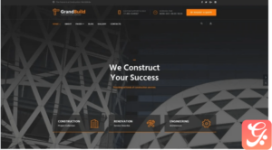 GrandBuild - Construction Company Flat Professional Joomla Template