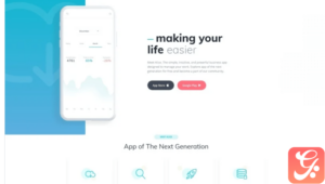 Alice - Mobile App Clean Joomla Template