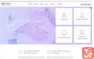 Health Diagnostic Laboratory Joomla Template