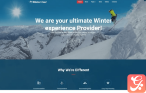Winter Tour - Travel Agency Responsive Joomla Template