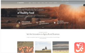 Agriculture - Natural Farming Clean Joomla Template