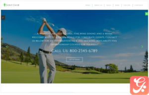 Golf Club - Golf & Sport Joomla Template