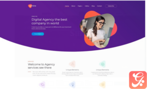 UpMine - Digital Agency Flat Design Simple Joomla Template