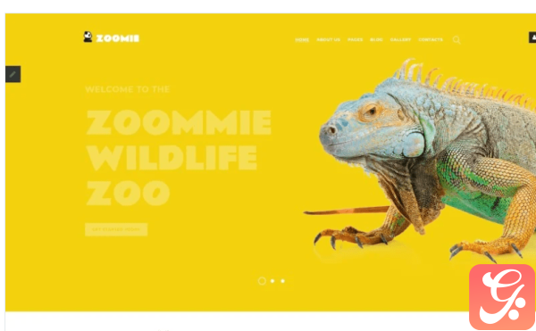 Zoomie Wildlife Zoo Joomla Template