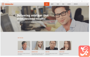 Holderlin Joomla Template