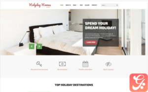 Holiday Homes - Real Estate Multipage Clean Joomla Template