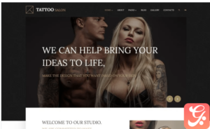 Tattoo Salon Joomla Template