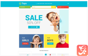 Toys Store Magento Theme