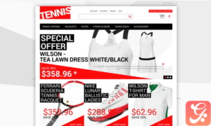 Tennis Dress Supplies Magento Theme