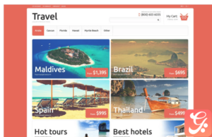 Travel Agency Responsive Magento Theme