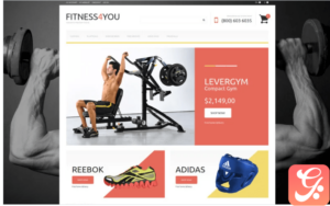 Fitness Responsive Magento Theme