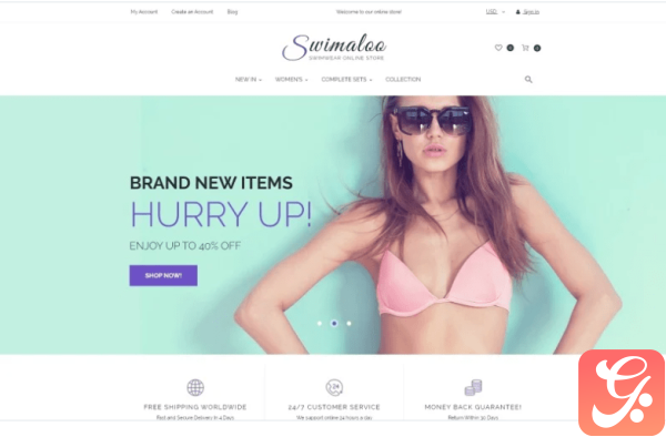 Swimaloo Swimwear Online Store Magento Theme