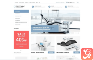 Teethoc - Dental Instruments Magento Theme