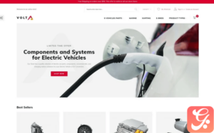 Volta - Electric Vehicles Parts and Components Minimal Magento Theme