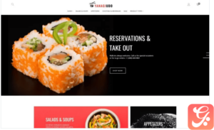 YanagiUdo - Japanese Restaurant Magento Theme