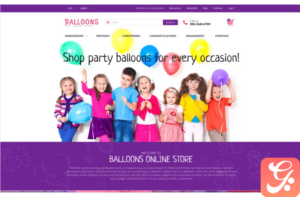 Festive Balloons Magento Theme