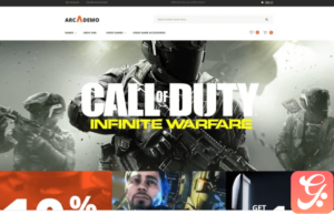 Arcademo - Video Games Shop Responsive Magento Theme