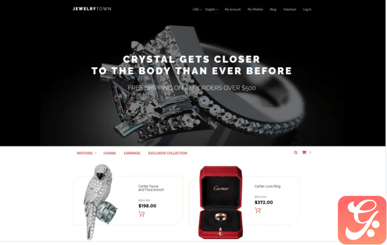 JewelryTown Magento Theme