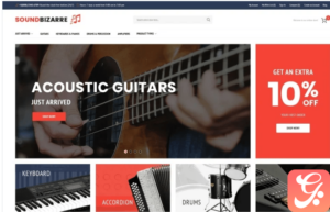 SoundBizarre - Music Store Magento Theme