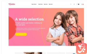 Kids Clothing Mobile-Optimized Magento Theme