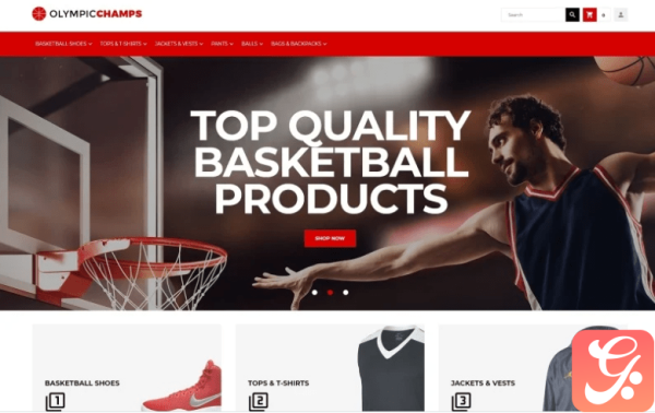 OlympicChamps - Basketball Store Magento Theme