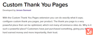 WooCommerce Custom Thank You Pages 1.0.8