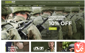 HardKit - US Army Military Shop Magento Theme