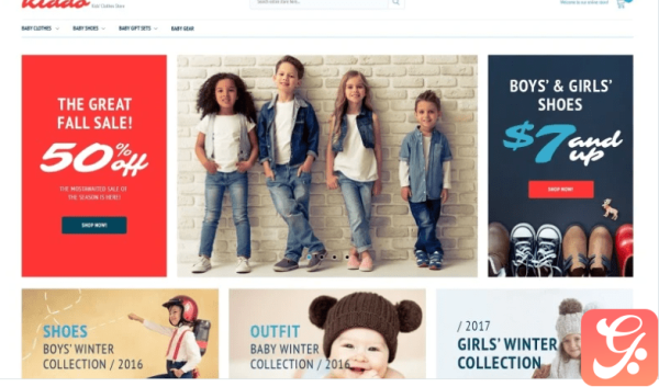 Kiddo - Kids Fashion Magento Theme
