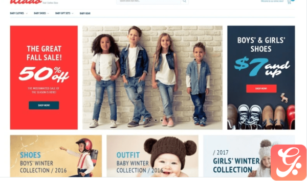 Kiddo Kids Fashion Magento Theme