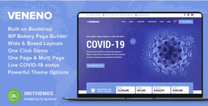 Veneno - Coronavirus Information WordPress Theme 2.5