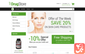 Drugstore Magento Theme