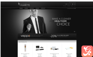 Tobacco Responsive Magento Theme