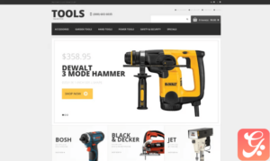 Tools & Equipment Responsive Magento Theme